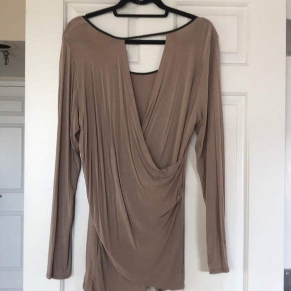 Addiction top with leather trim - Picture 2 of 3